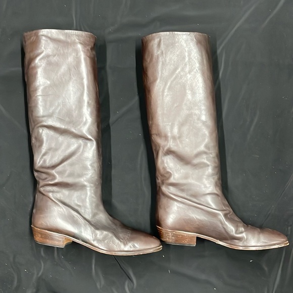 Anne Klein Shoes - Anne Klein Leather Knee Boots